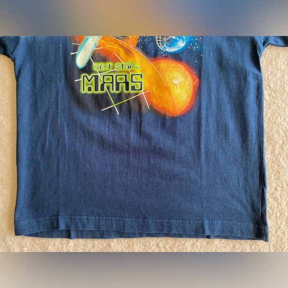 Kid U Not Short Sleeve T-Shirt Large kids Next Stop Mars EUC - Picture 3 of 9